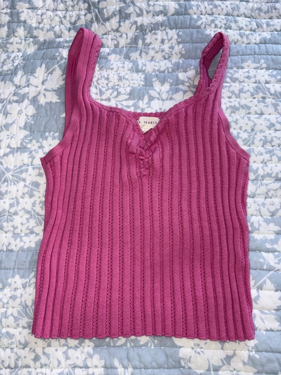 La Hearts Tops - LA Hearts Pink Tank